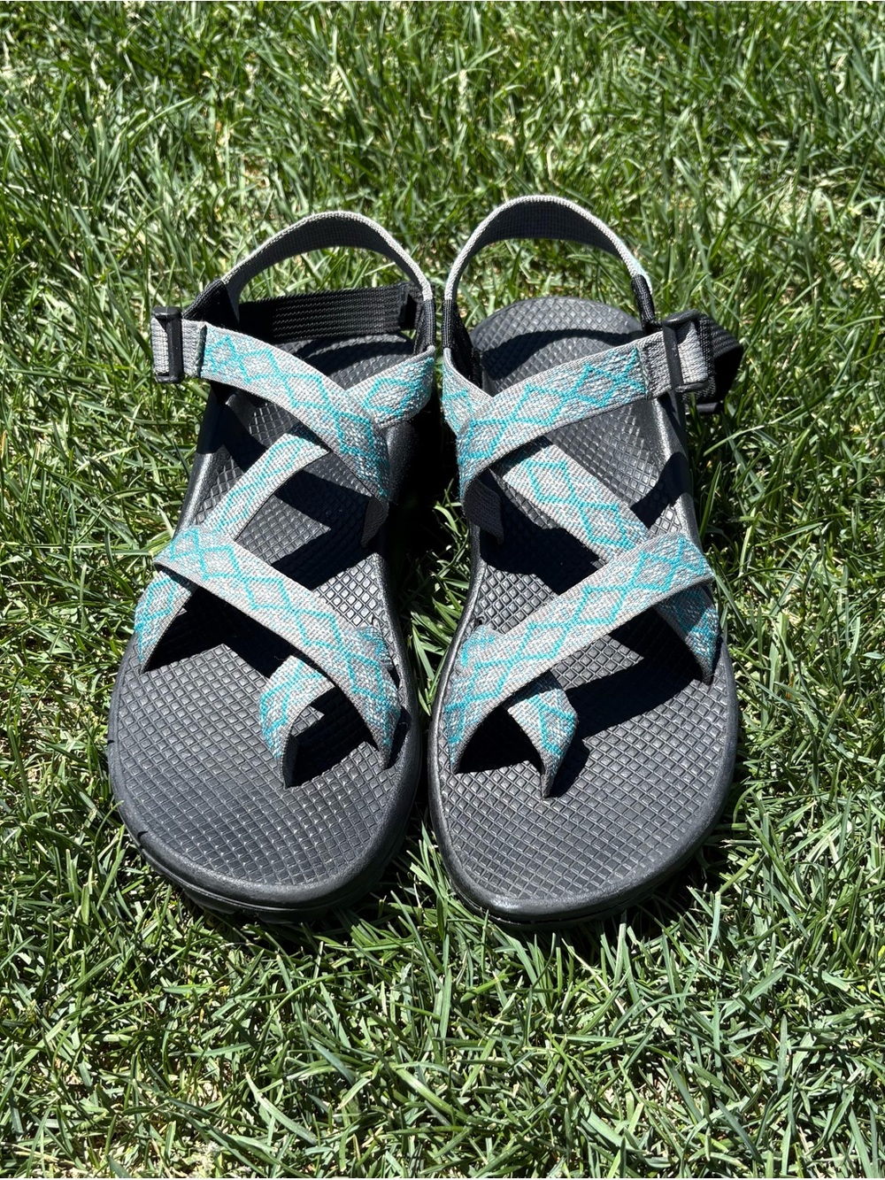 Women’s Chaco Z/2 Sandals size 10 Blue Gray Excellent condition!